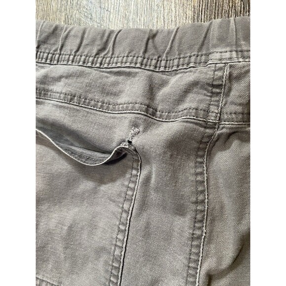 TOPO Designs Organic Cotton Shorts Brown 6” Inseam Pockets Mens Large Button Fly - Picture 16 of 16